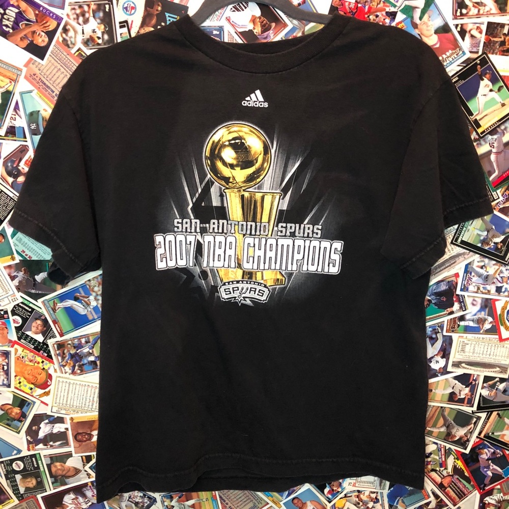 2007 Spurs championship shirt adidas